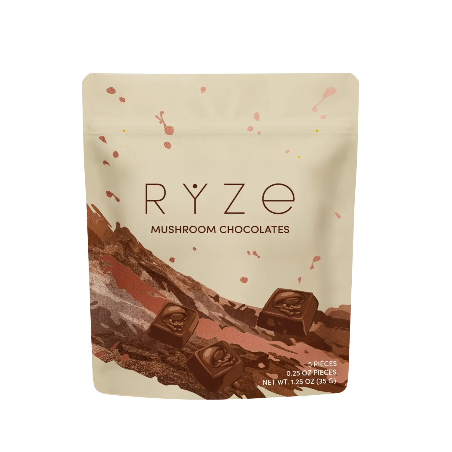 FREE Mushroom Chocolates Rye (5 pieces) S2