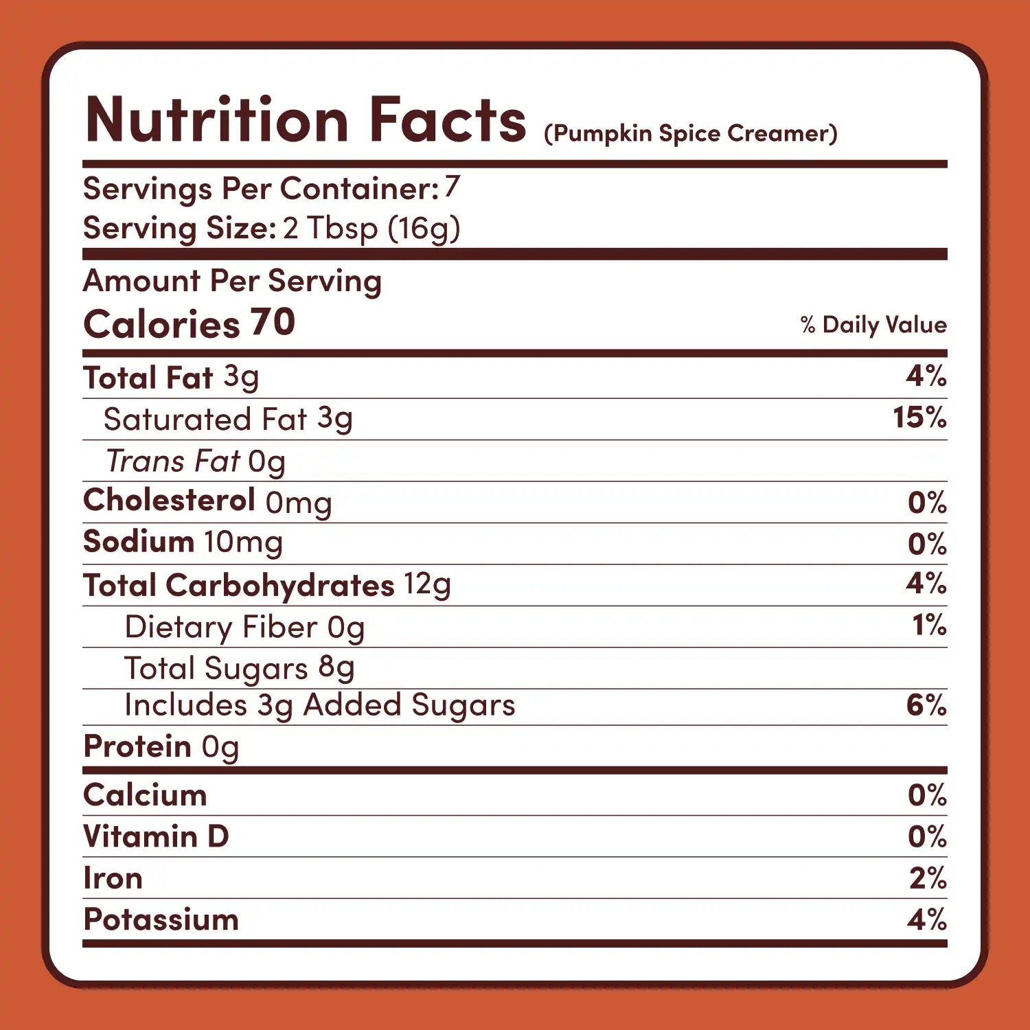 Pumpkin Spice Superfood Creamer Add-On (SPECIAL PRICING) N1