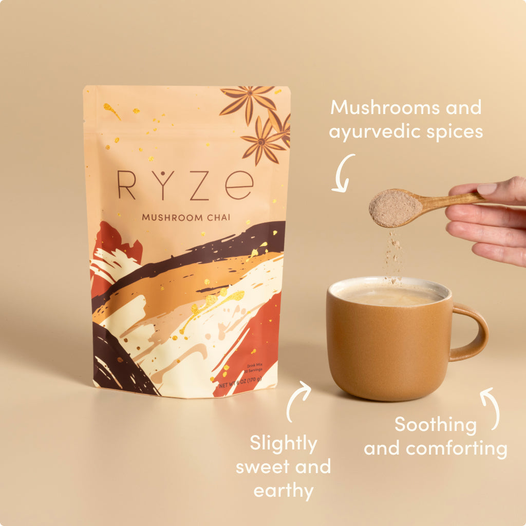 RYZE Mushroom Chai Starter Bag Y1