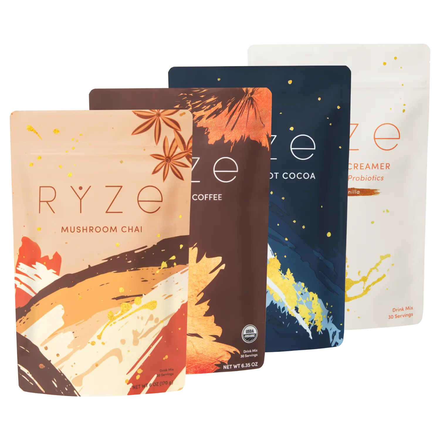 Ultimate Elevate + Unwind Bundle: Chai + Coffee + Cocoa L7