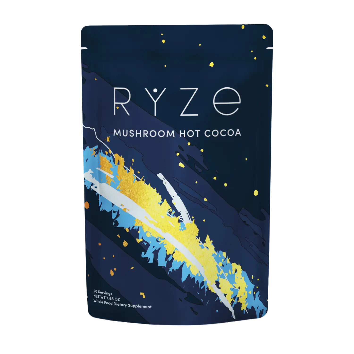 RYZE Mushroom Hot Cocoa — Organic Instant Cocoa with L-Theanine & Melatonin, 20 Servings B0