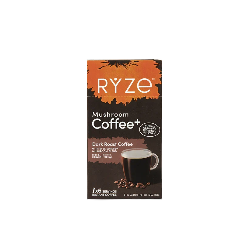 Dark Roast Mushroom Coffee Carton Y6