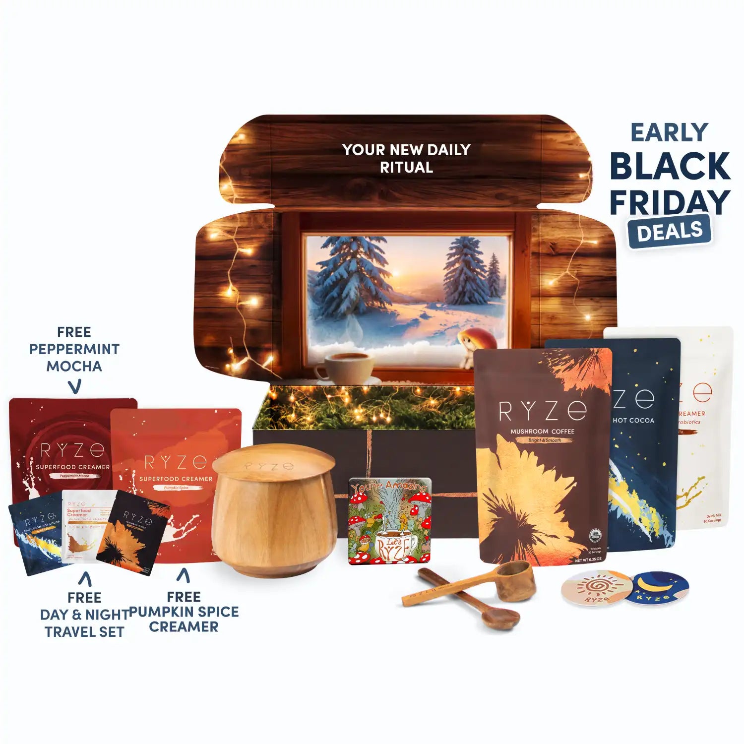 RYZE Ritual Set: Cocoa + Coffee I2