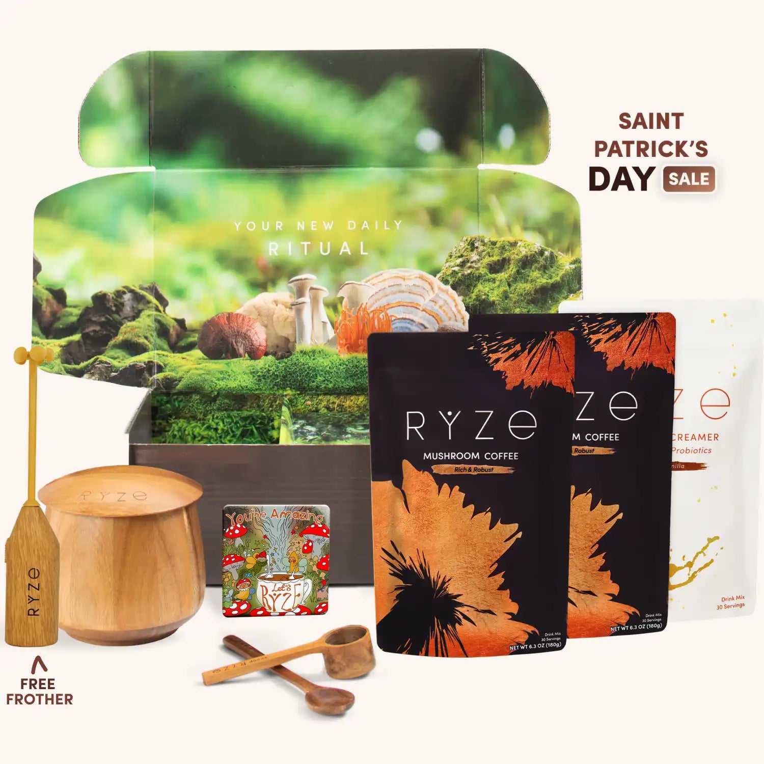Mushroom Coffee Ritual Set M5