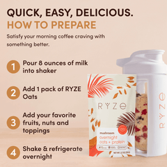 Mushroom Overnight Oats (14 Servings) Z5