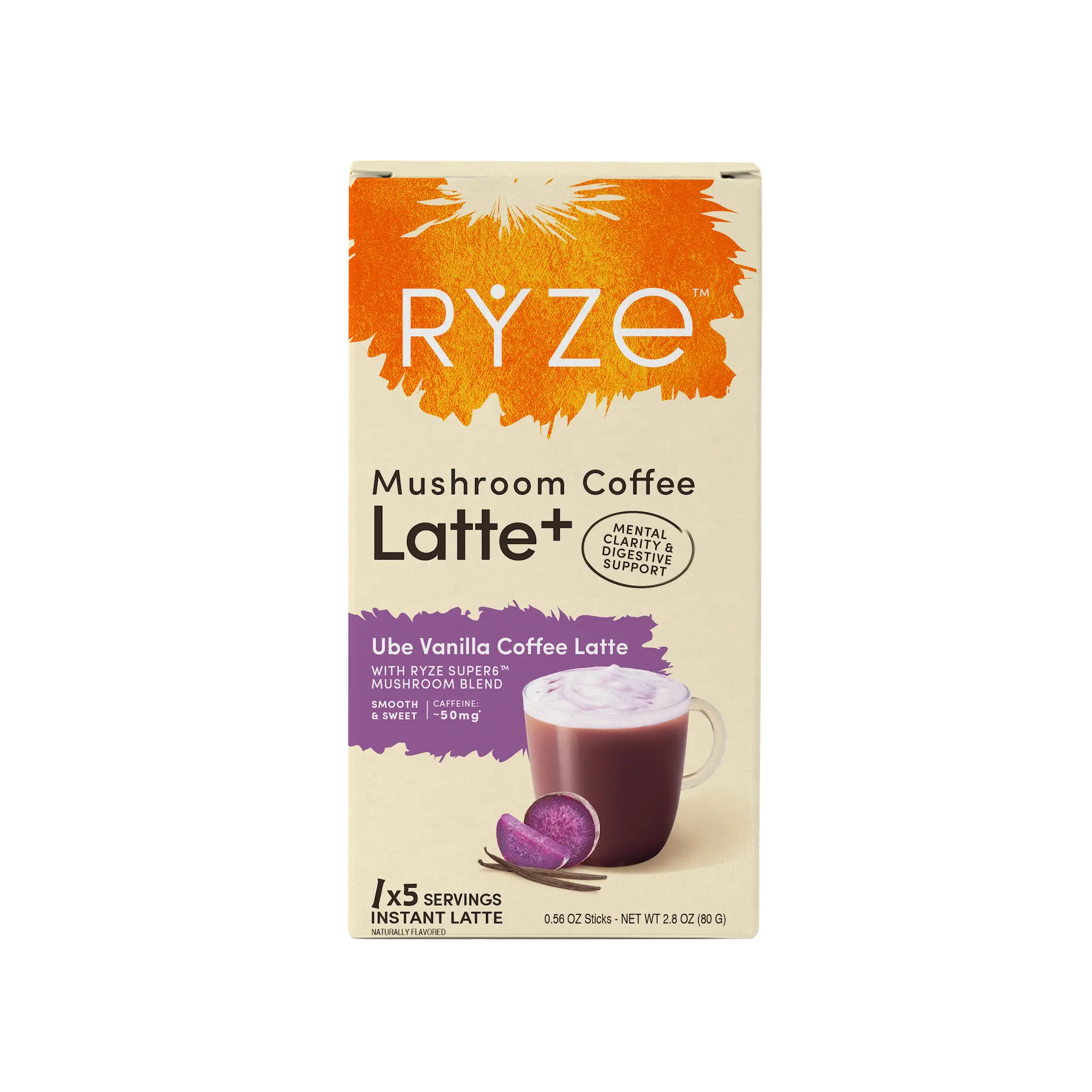 Ube Vanilla Coffee Latte Carton L8
