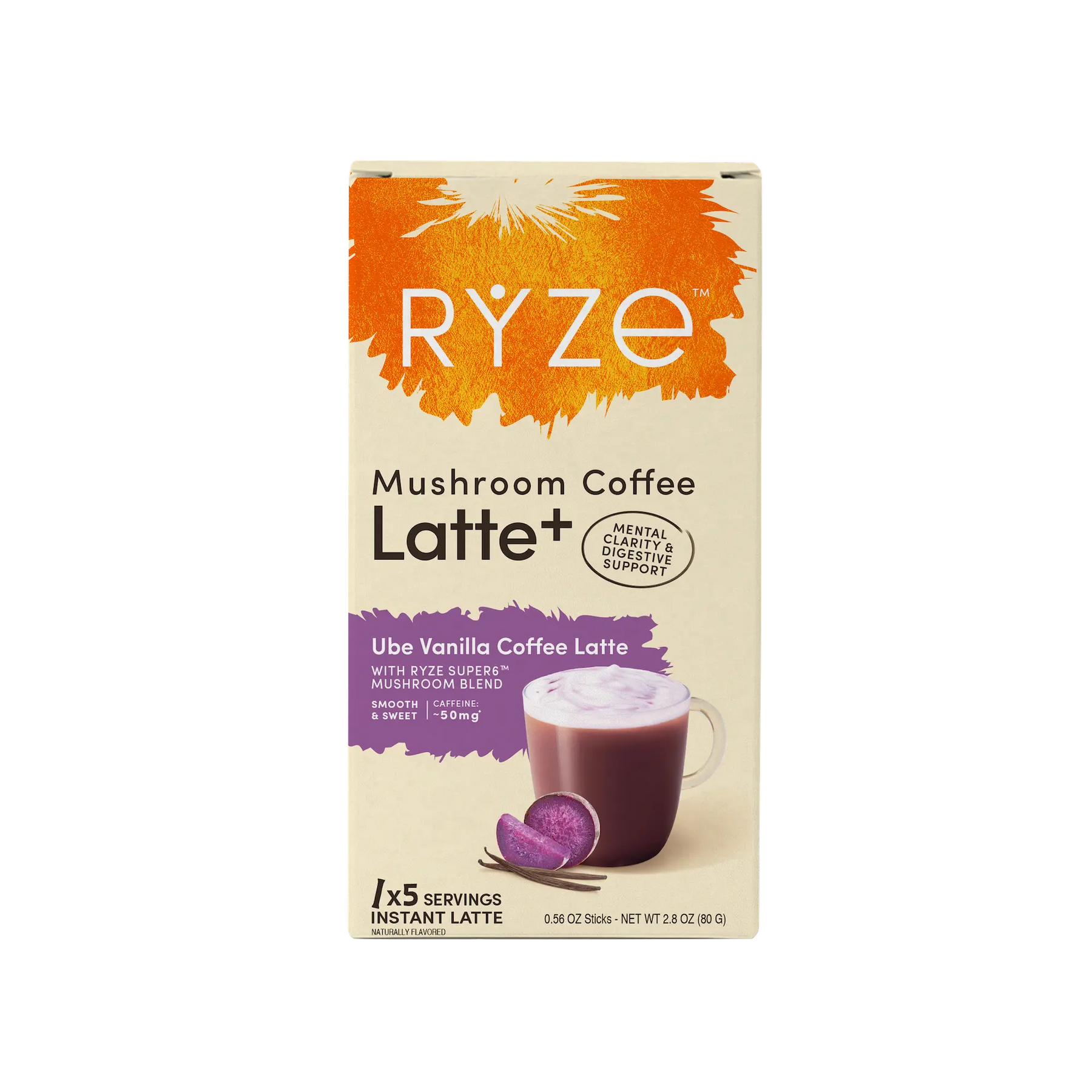 Ube Vanilla Coffee Latte Carton O2