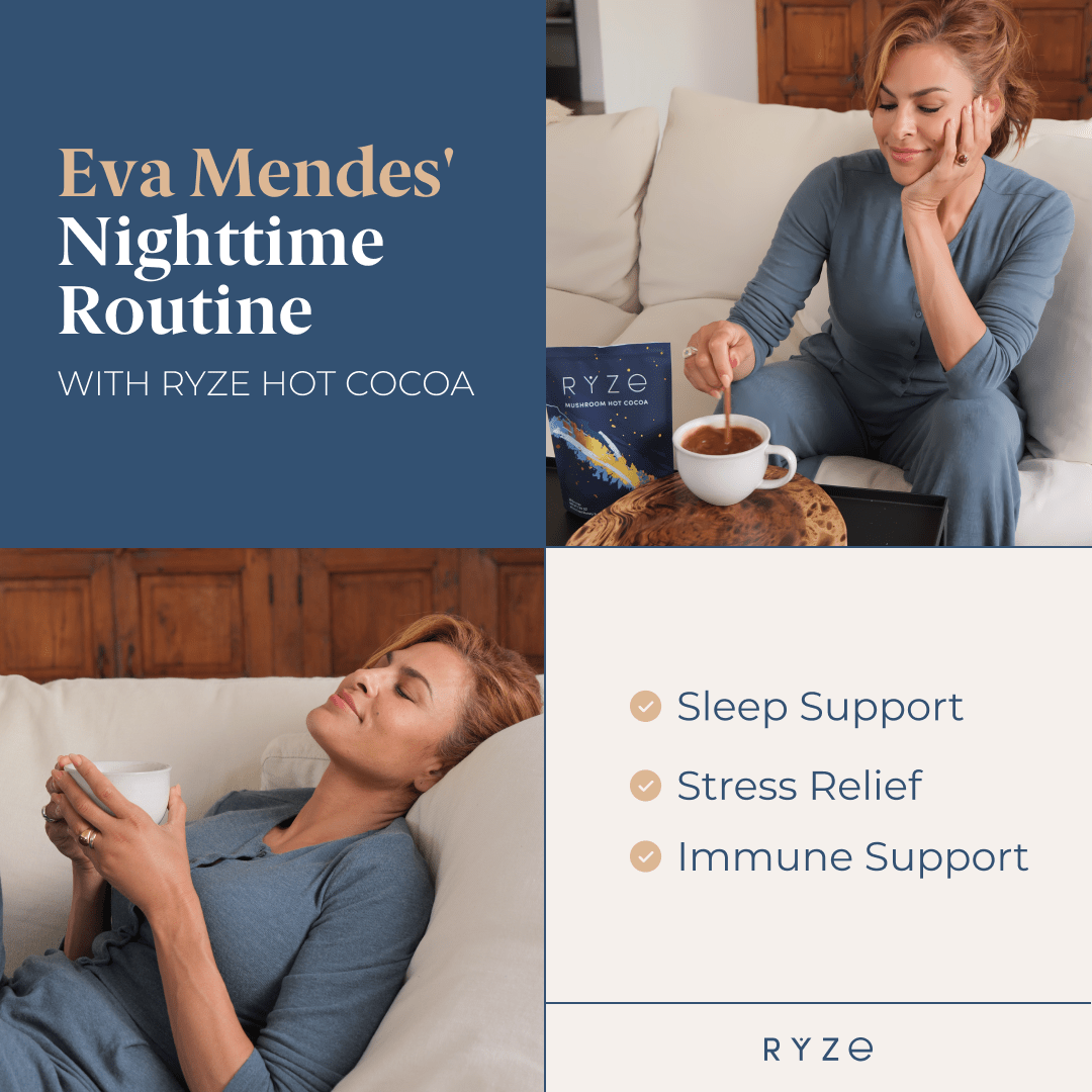 RYZE Hot Cocoa - with 6 Sleep Superfoods to Help Fall Asleep and Stay Asleep A9