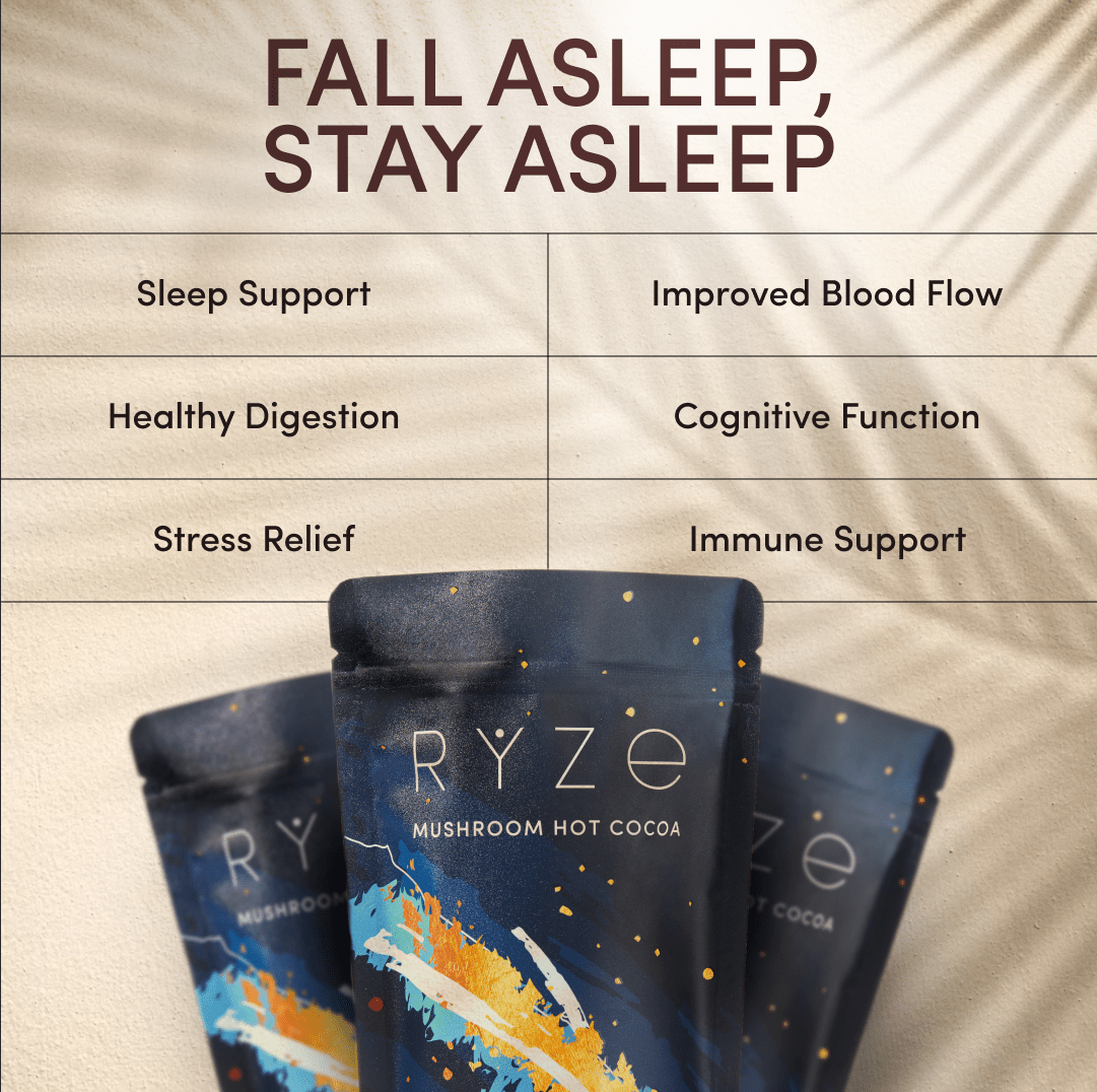 RYZE Hot Cocoa - with 6 Sleep Superfoods to Help Fall Asleep and Stay Asleep A9